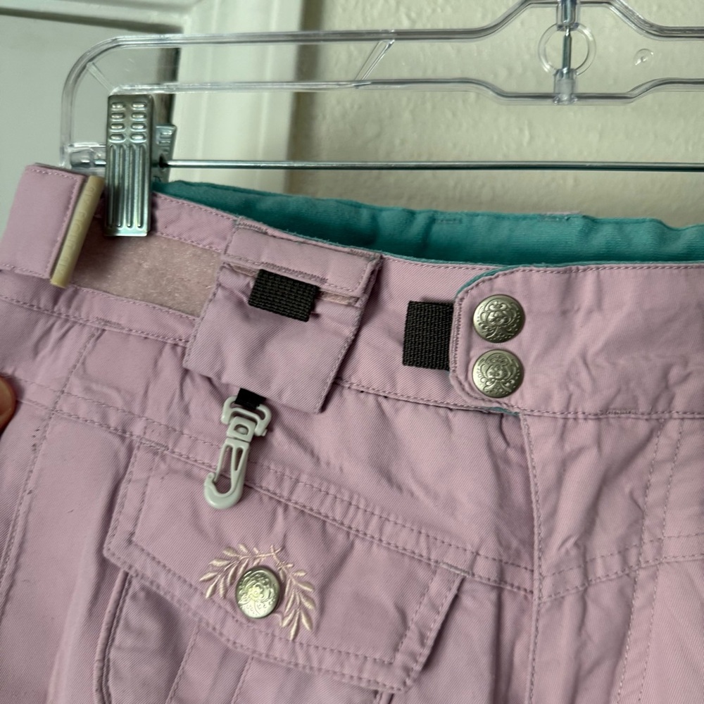 686 women’s pink ski snow nylon pants - Picture 6 of 10